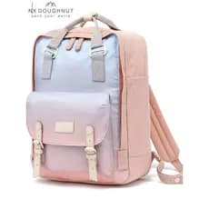 [Recomendação oficial] NX Donut Nova versão Donut mochila feminina bolsa escolar mochila gradiente bolsa para computador