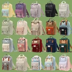 NX Donut Versão Coreana Donut Mochila Viagem Estudante Mochila Feminina Estudante do Ensino Médio Mochila ins de Alto Va