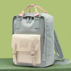 [Recomendação de estrela] NX Donut Donut Mochila Masculino Feminino Estudante Bolsa para Computador Bolsa de Montanhismo