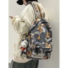 Mochila escolar francesa feminina, estudantes do ensino médio, moda camuflada, mochila de viagem Original, lona, faculda