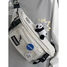 França 2026 novo estilo Casual bolsa de ombro estilo masculino saco do mensageiro saco de peito estudante feminino equit