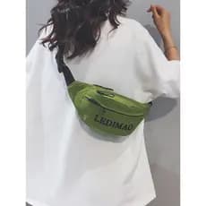 Francês simples moda saco de peito feminino novo estilo Casual All-Match saco do mensageiro saco da cintura do telefone