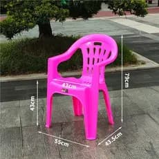 Cadeira de encosto de plástico grosso, cadeira de mesa de jantar doméstica, Hotel, grande engrenagem, encosto de praia,