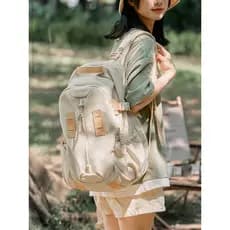 Mochila de escalada feminina mochila de caminhada júnior escola secundária estudante universitário mochila viagem ao ar