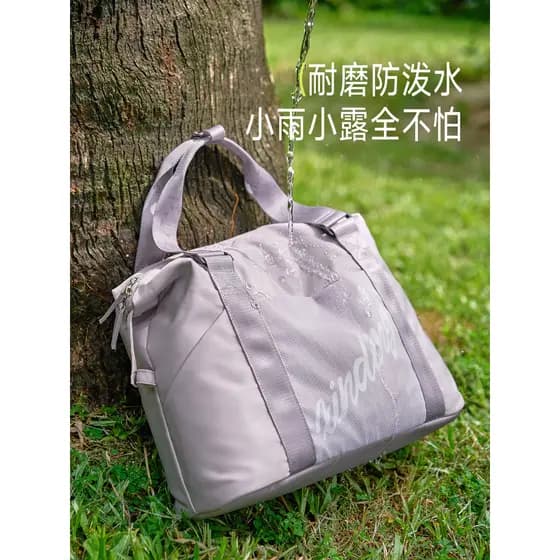 Bolsa de viagem de grande capacidade para mulheres, bolsa de bagagem de grande capacidade, portátil de curta distância,