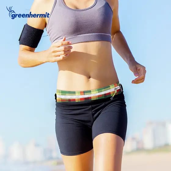 Peakbird greenhermit bolsa de cintura para corrida, ultraleve, esportes ao ar livre, Fitness, à prova d'água, carteira p