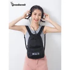 Peak Bird greenhermit Ultra-leve viagem uso diário pequena mochila unissex ciclismo simples espírito mochila