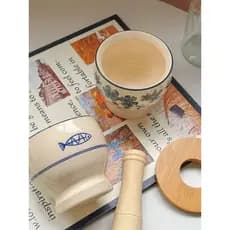 Cozinha pressionado alho ferramenta útil argamassa de alho doméstico argamassa de alho antiquado alho argamassa batendo