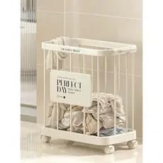 Cesta de roupas sujas, grande capacidade, armazenamento de rodas, banheiro móvel, cesta de roupas sujas, Yoga, lavanderi