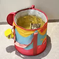 Ferramenta útil para banho de pés Bolsa especial para lavar os pés Balde de isolamento espesso Balde dobrável Balde de b