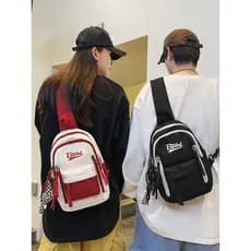 Bolsa mensageiro masculina 2025 novo estilo moda leve All-Match esportes bolsa de ombro mochila grande capacidade saco d