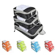 Conjunto de saco de armazenamento de viagem transfronteiriço organizador de bagagem saco de armazenamento portátil saco