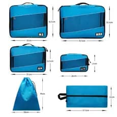 Conjunto de saco de armazenamento de viagem à prova dwaterproof água conjunto de três peças conjunto de quatro peças con