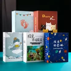 Novo produto 17cm 20cm 23cm álbum de fotos livro intersticial família álbum grande capacidade estúdio de fotos do bebê l