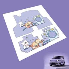 Chery sorvete dedicado tapete de pé dedicado dos desenhos animados senhoras bonito tapete de carro lavável nova energia