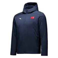 Anta Patrocínio 2024 Grupo Delegado Chinês Equipe Nacional Uniforme de Algodão Inverno À Prova de Vento À Prova de Frio
