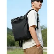 Mochila masculina leve para viagem de negócios, 2026, novo estilo, viagem de negócios, Laptop, grande capacidade, bolsa