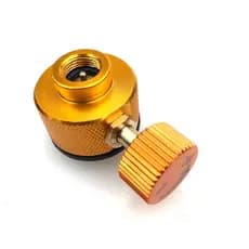 Tanque de gás plano ao ar livre, válvula inflável doméstica, pequeno tanque de gás, adaptador inflável, acampamento, tan