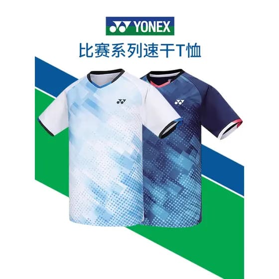 Yonex yonex camisa de Badminton masculino feminino competição profissional esportes topo tênis yy camiseta de manga curt