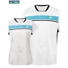 2025 novo estilo yonex yonex camisa de Badminton de manga curta esportes topo de secagem rápida camiseta das mulheres do