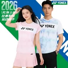2026 novo estilo yonex yonex Badminton camisa de manga curta masculino feminino estilo alto valor de secagem rápida trei