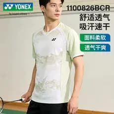 2026 novo estilo yonex yonex camisa de Badminton de aparência gigante de manga curta profissional de secagem rápida masc