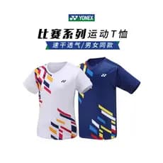 Yonex yonex camisa de Badminton masculino feminino High-End com decote em V competição profissional topo yy secagem rápi