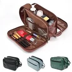 Bolsa de armazenamento de cosméticos multicamadas, bolsa de higiene portátil para viagens de negócios, à prova d'água, g