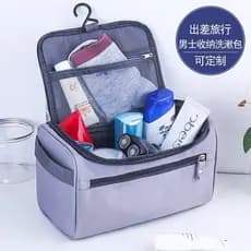 Saco de toalete de viagem masculino portátil viagem de negócios grande capacidade simples saco de cosméticos feminino sa
