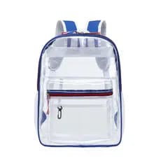 Nova malha grossa resistente ao desgaste transparente mochila estudantes do ensino médio estudantes do ensino médio moch