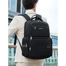 Mochila masculina de grande capacidade mochila de viagem de negócios saco de computador tendência da moda júnior escola