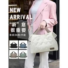 Bolsa de ombro feminina leve pequena bolsa quadrada grande capacidade novo estilo Casual diamante All-Match na moda bols