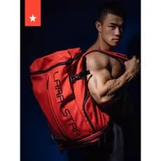 Laura Star LS0098 Warrior Mochila Fitness Mochila Masculina Ombro Duplo Grande Capacidade Mochila Esportiva Feminina