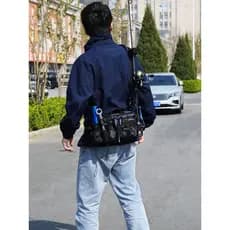 Bolsa de isca multifuncional, bolsa de cintura, bolsa de ombro, mensageiro de pesca, equipamento de pesca, bolsa de arma
