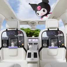 Sanrio Kuromi assento de carro volta saco de armazenamento bonito influenciador saco de armazenamento de carro pendurado