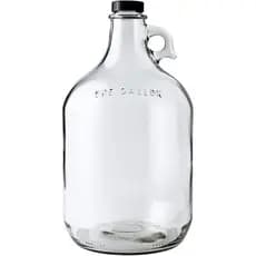 Garrafa de Água FastRackGlassIncluiTampaPolyseal de 38mm, Capacidade de 1 Galão, Transparente KPLO