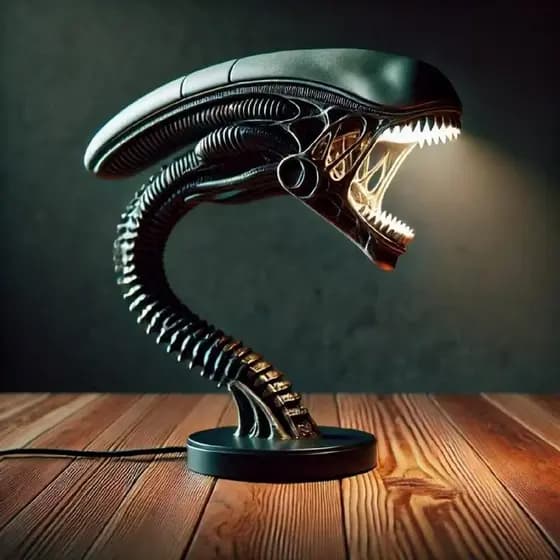 Lâmpada Alienígena LED, Lâmpada de Mesa, Luz Noturna Criativa, Luz para Quarto Infantil |   Lâmpada Alienígena para Deco
