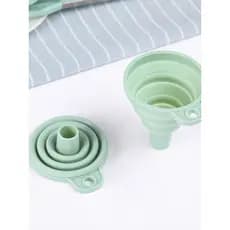 FaSoLa Criativo Silicone Dobrável Funil Retrátil Cozinha Doméstica Embalagem Líquida Mini Funil Pequeno