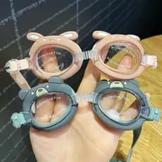 Crianças óculos de natação meninas bebê bonito dos desenhos animados óculos de natação meninos equipamento de mergulho à