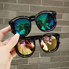 Crianças óculos de sol moda na moda óculos meninos meninas óculos de sol crianças Anti-ultravioleta óculos de sol do beb