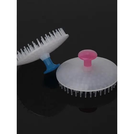 Japão importado pente de cabelo MAKOTO redondo shampoo escova cabeça massagem pente couro cabeludo massageador shampoo e