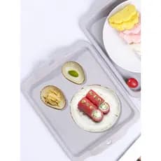 Bandeja retangular importada do japão, mesa de centro para sala de estar, lanche, prato de frutas, bandeja de chá, micro