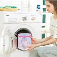 Saco De Telinha P/ Lavar Sutiã / Roupa Íntima Máquina De Lavar Roupas