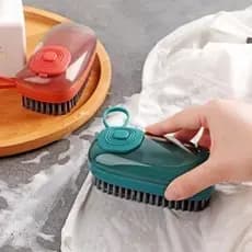 Escova De Limpeza Dispenser Hidráulico Multifuncional/Para Lavar Roupa Com Cerdas Macias