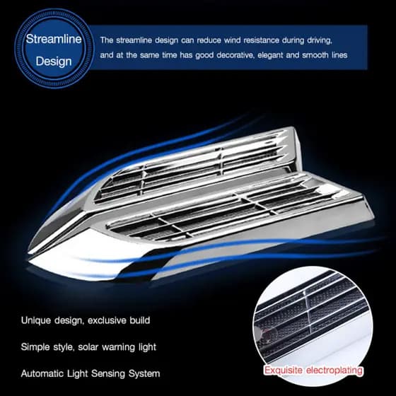 [Economia de Energia] Luz de Aviso de Carro com Energia Solar e Pisca Pisca para Rodas