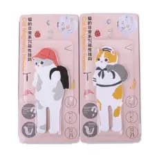 【Fácil de Usar】Imã de Geladeira com Estilo Japonês - Decoração de Cozinha/Refrigerador Magnético/Gancho de Gato