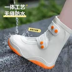 Capa para bota de chuva à prova d'água, botas de chuva antiderrapantes para mulheres, Silicone, Super grossa, à prova de