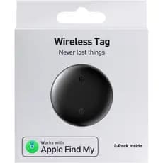 Pacote com 2 Etiquetas AirTracker, [Certificado pela Apple MFi] Compatível com Apple Find My (somente iOS) para Rastream