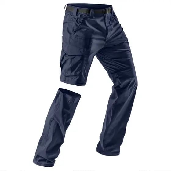 【Conforto Ajustável】Alta Calle Hombre Pantalones Deportivos Largos Calças Masculinas/Desmontável/Estilo Urbano