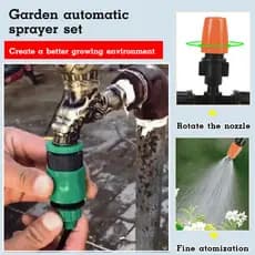 【Resfriamento por Neblina】Small Red Hat Drip Head Set/Irrigação/Gotejamento/Plantas